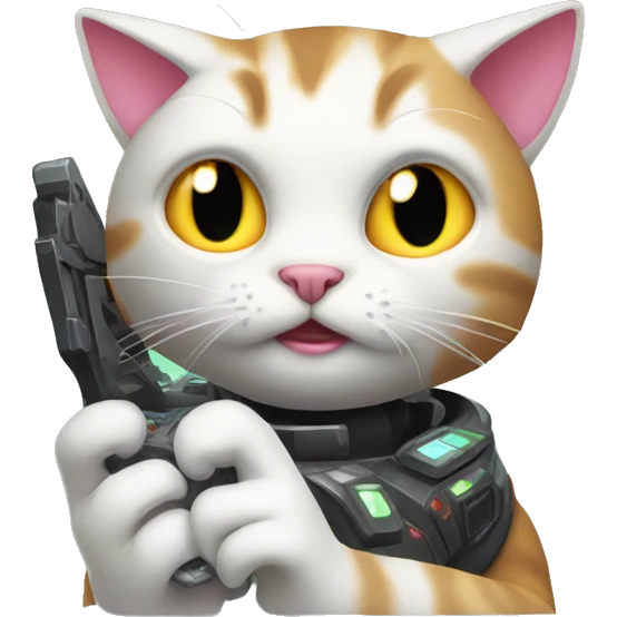 Cat Gaming galaxical emoji