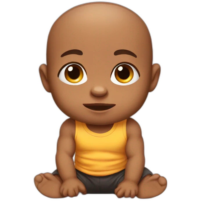Baby bully American emoji