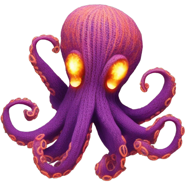 burning yarn octopus emoji