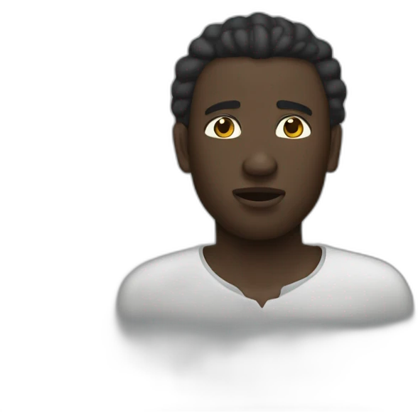 Mamadou qui pleure emoji
