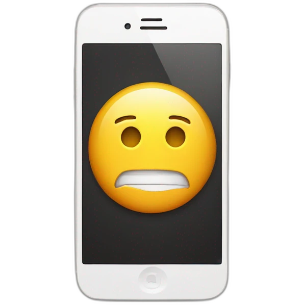 iphone avec de la batterie emoji