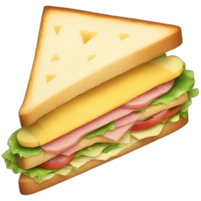 Sandwich triangle emoji