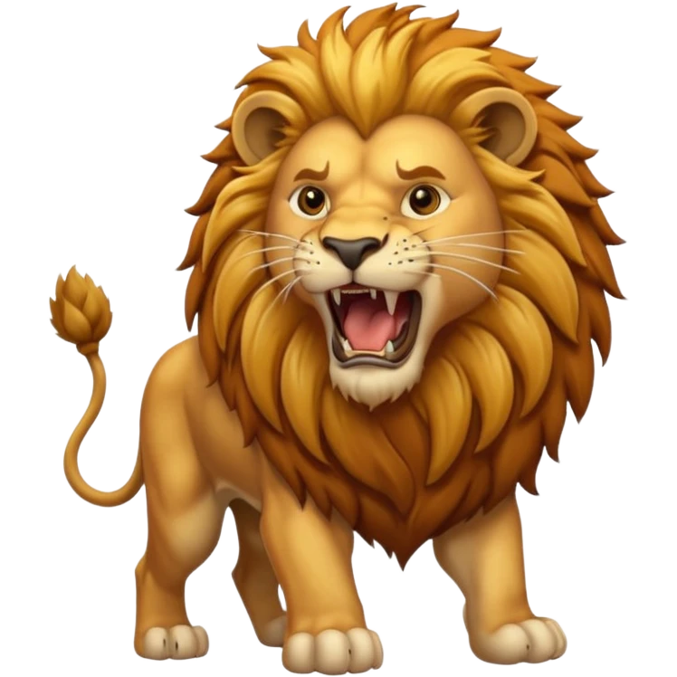 lion roaring emoji emoji