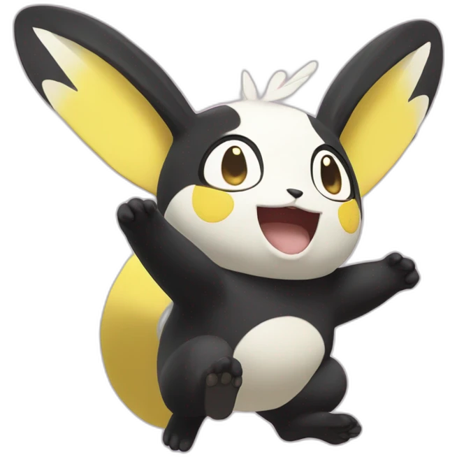 Emolga flying emoji