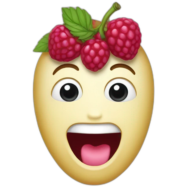 Une Framboise tout seul emoji