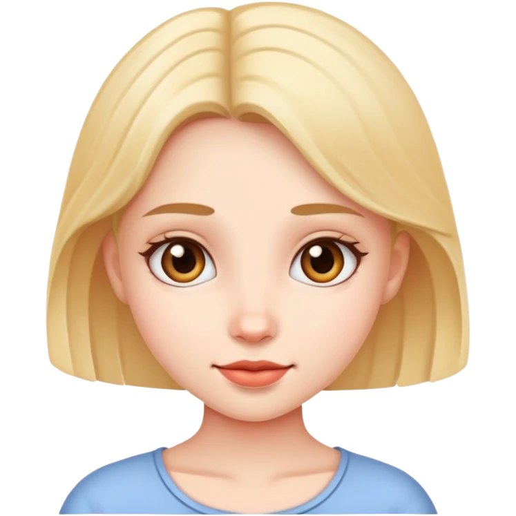 Cute girl  emoji