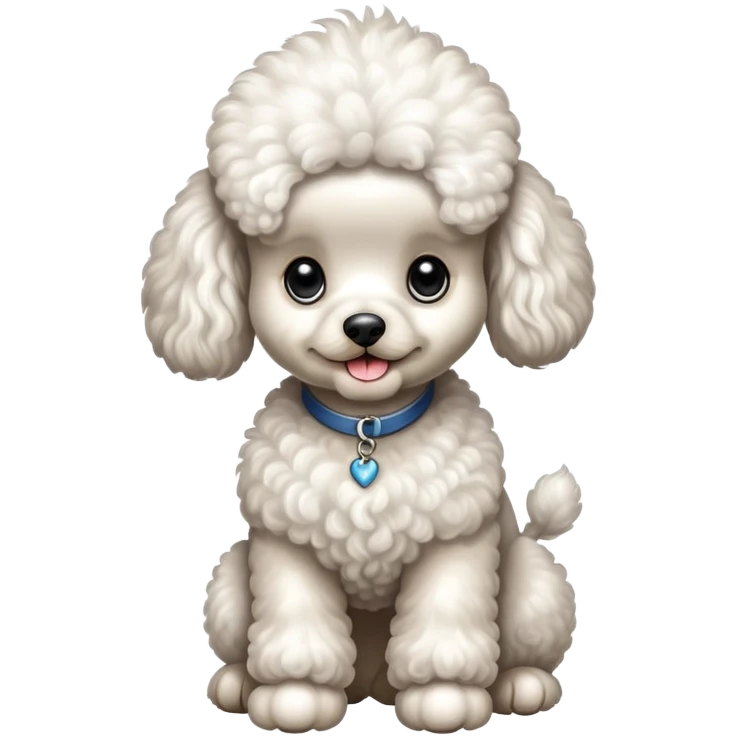 French poodle emoji