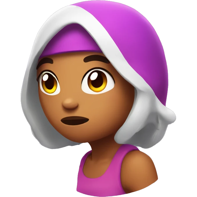Shelly from brawl stars emoji