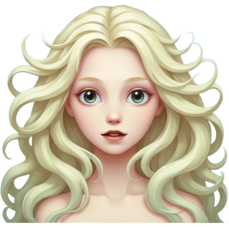 aesthetic brilliant divine lighting, oil paint  -  hieronymus bosch phantasmagoric mutated sirens emoji