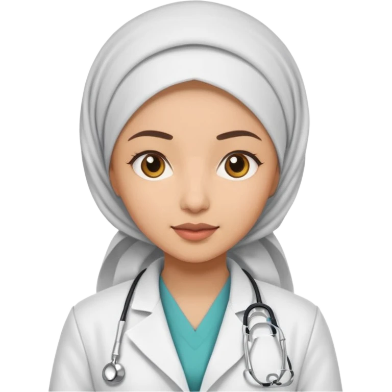 hijab woman doctor emoji