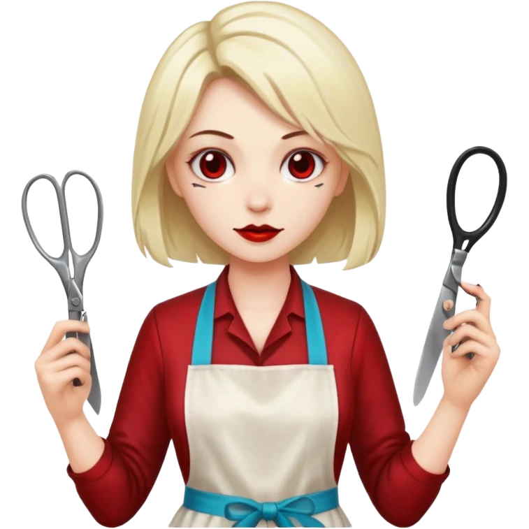 bloody hairdresser emoji