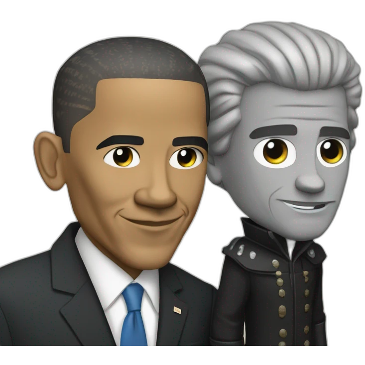 Barack obama with Ragnar le breton emoji