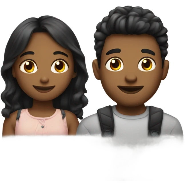 Girl whit his boyfriend emoji