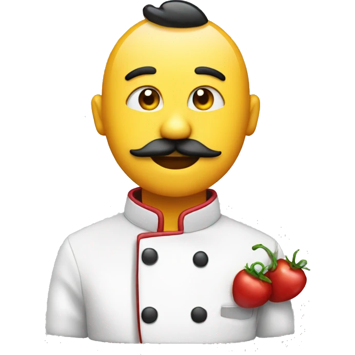 Chef emoji with a kiss emoji