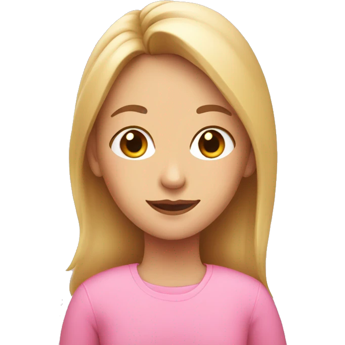 mom with bunny in the collor pink emoji