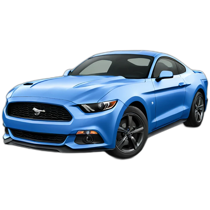 Blue mustang ecoboost emoji