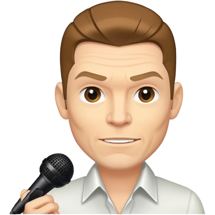 Brent Smith with microphone  emoji