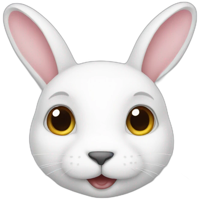 White rabbit emoji