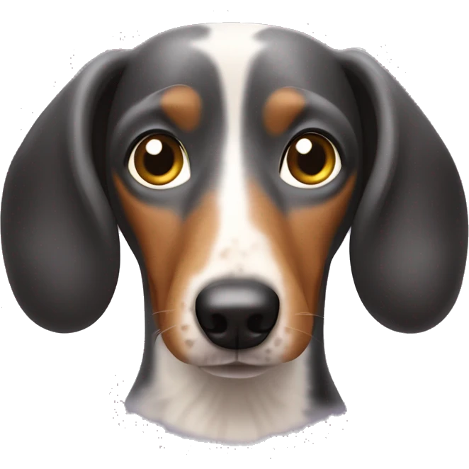 Dapple weenie dog emoji