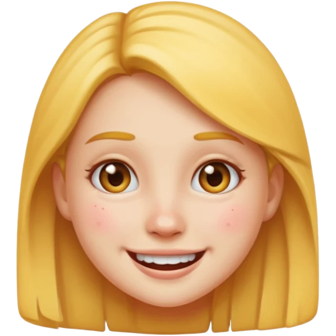 girl emoji with pimple emoji