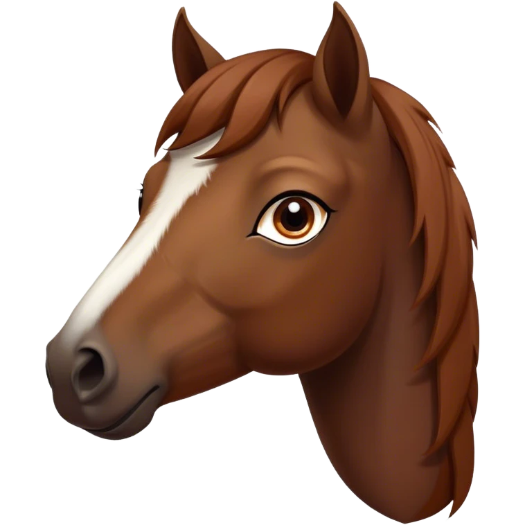 Cinematic Noble Brown Welsh Pony Portrait Emoji, Poised and sturdy, with a well-muscled build draped in a rich, chestnut-brown color, expressive eyes and a gracefully refined head with a gentle, noble profile, Simplified yet sharp and sophisticated features, highly detailed, glowing with a warm, earthy glow, high shine, intelligent and resilient, stylized with an air of pastoral elegance, focused and determined, soft glowing outline, capturing the essence of a watchful and confident brown Welsh pony that appears ready to gallop out of the screen with effortless strength! emoji