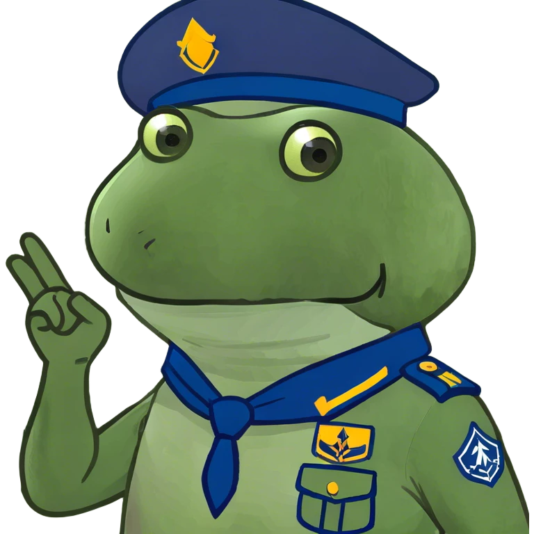 Scout salute emoji
