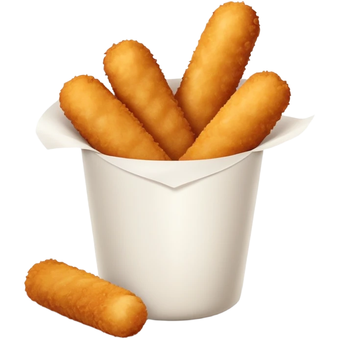 Fried mozzarella sticks  emoji