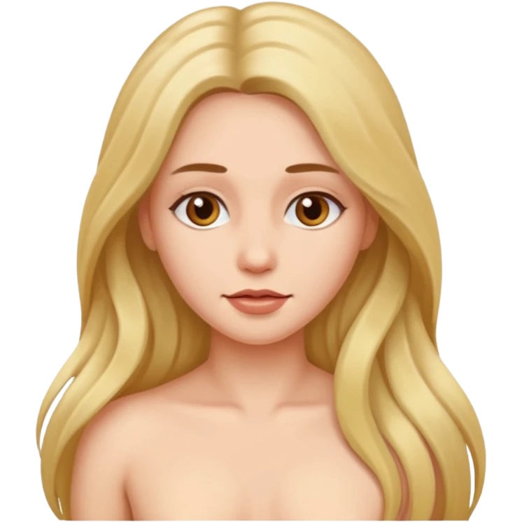 Frontal nudity woman emoji