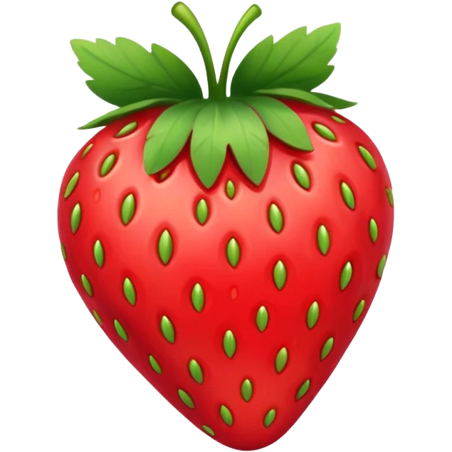 lineart strawberry emoji