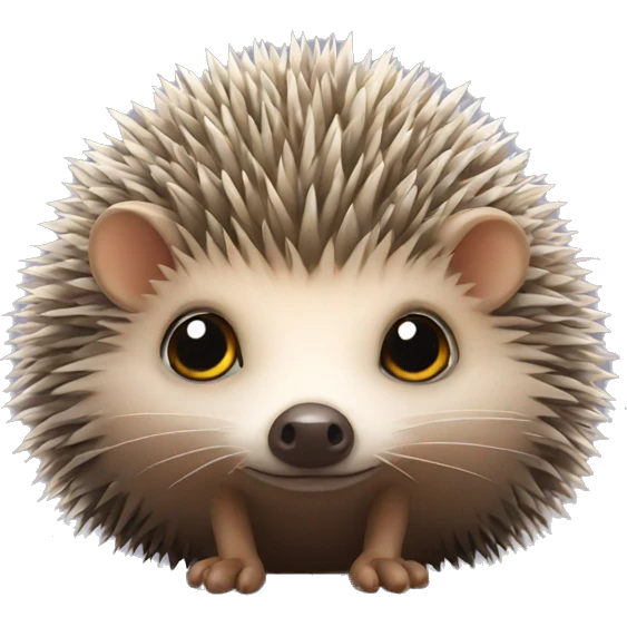 hedgehog with one eye emoji