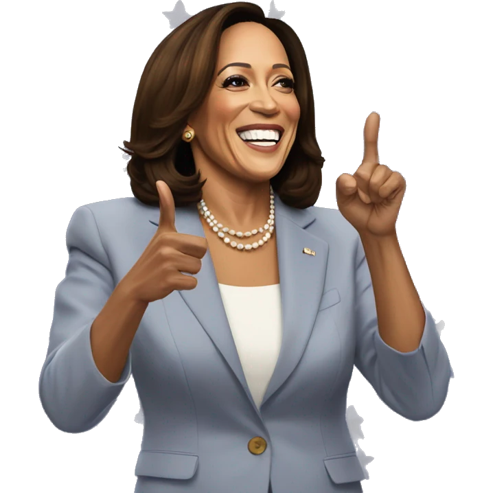 Kamala Harris victory speech emoji