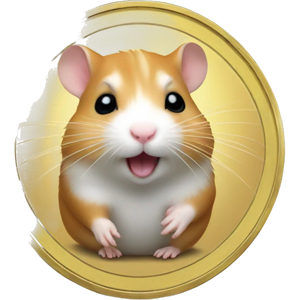 hamster on coin emoji