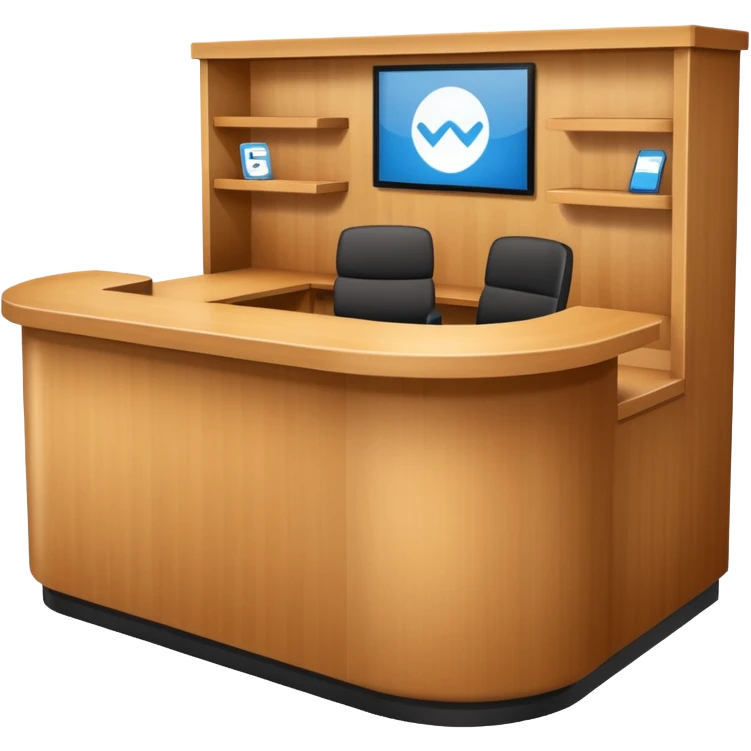 Reception desk
 emoji