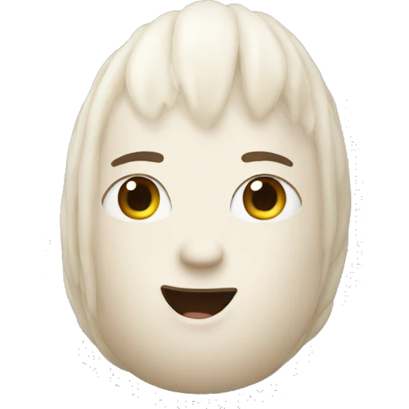 white bean emoji