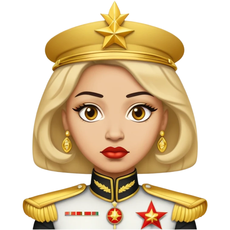 Light skin woman being a dictator  emoji