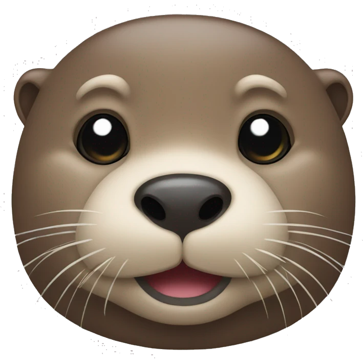 otter face emoji