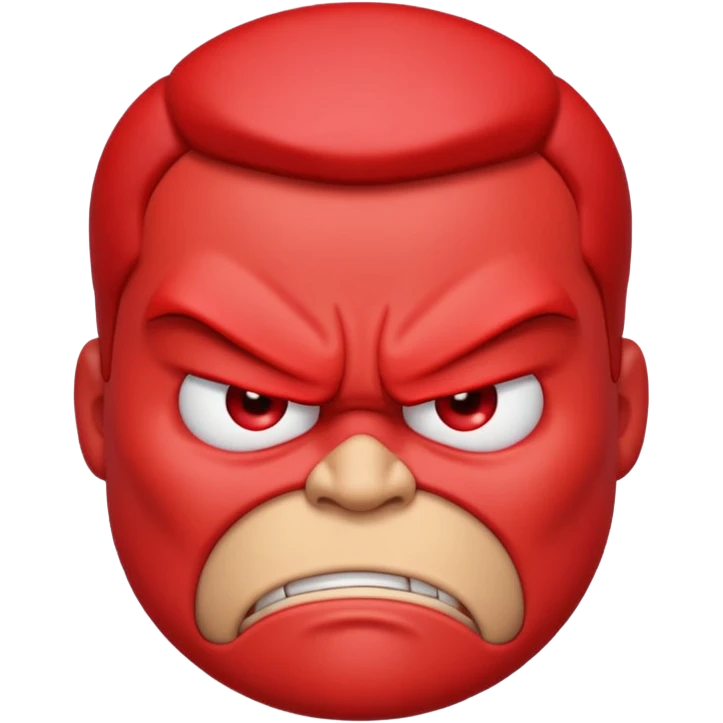 Angry face emoji emoji
