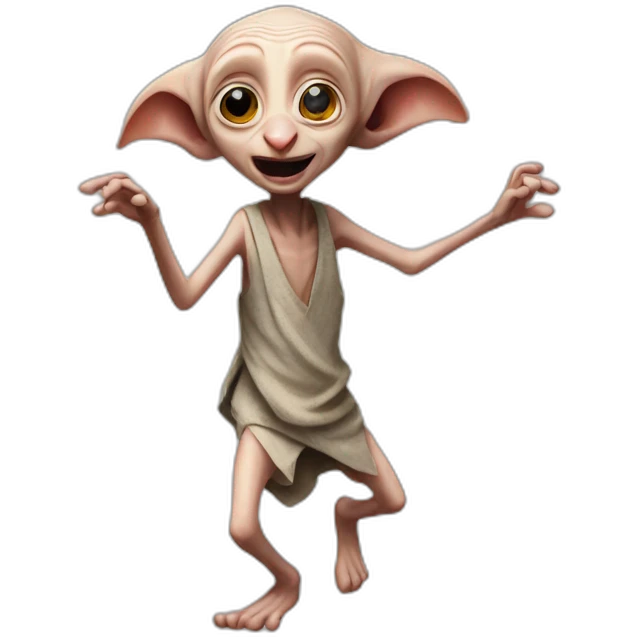 Dobby dancing and singing emoji
