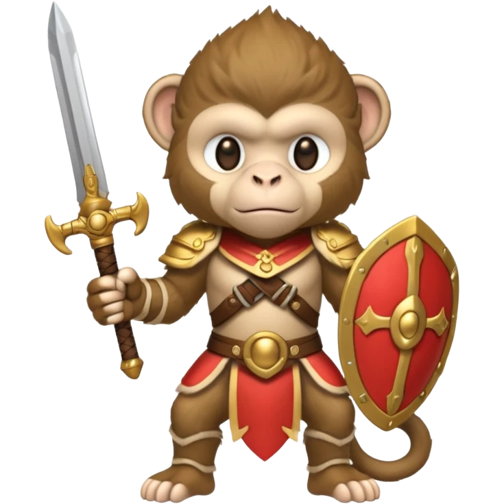 air elemental white monkey warior emoji