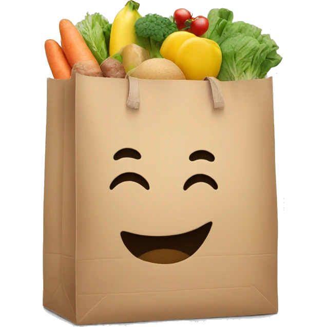 grocery bag emoji