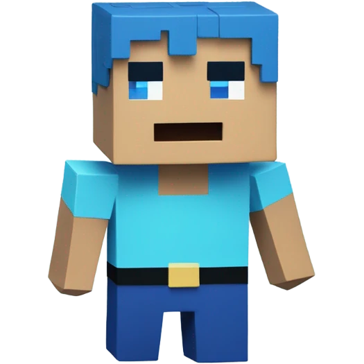 Steve from Minecraft emoji
