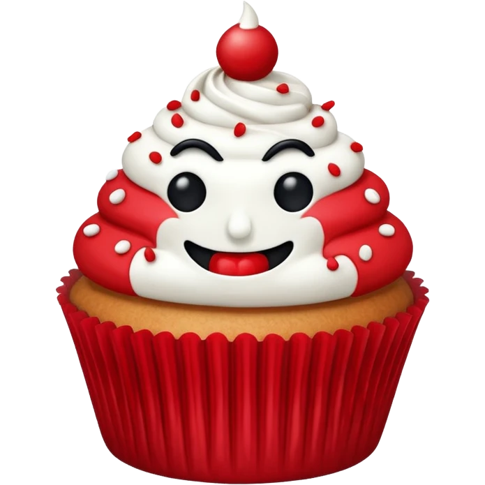 Terrifier cupcake emoji