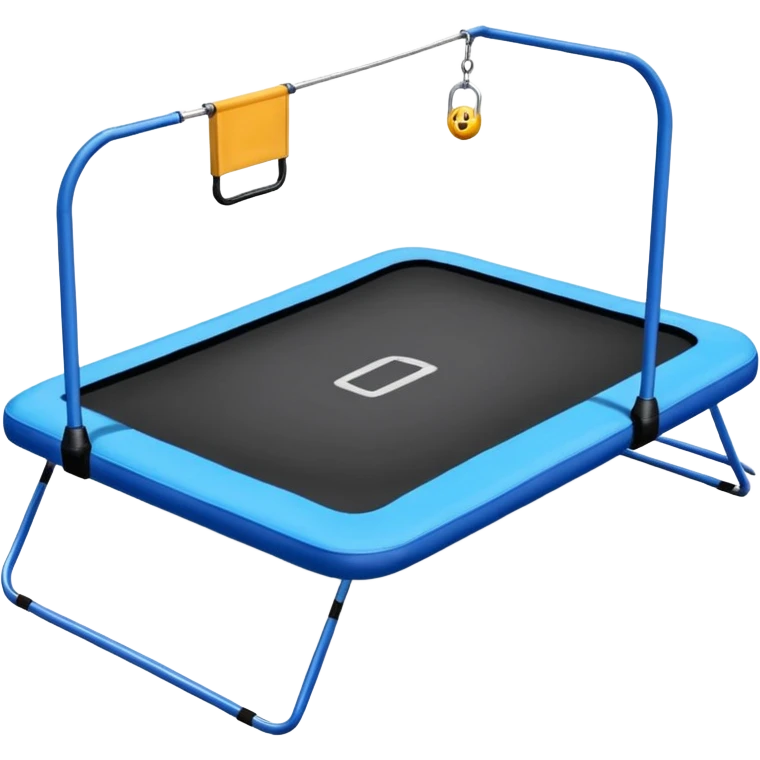 trampoline rectangulaire sans filet  emoji