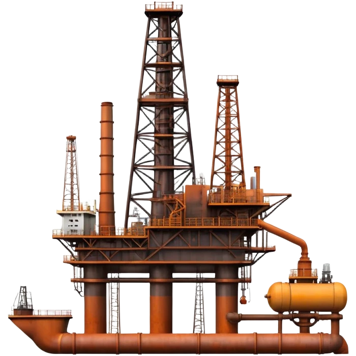 oil rig and gas pipeline emoji