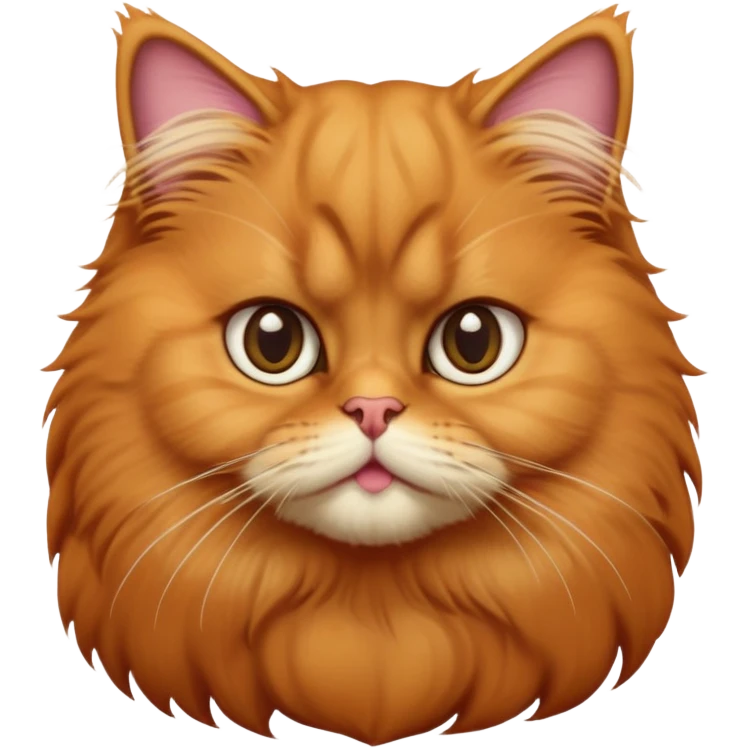 cinematic-adorable-big-eyed-fluffy-solid ginger-persian-cat-portrait-emoji,-head-tilted-playfully-with-a-sweet-expression,-fluffy-solid ginger-fur,-simplified-yet-irresistibly-cute-features-with-large,-expr emoji