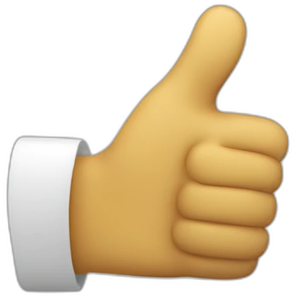 thumbs up in ar emoji