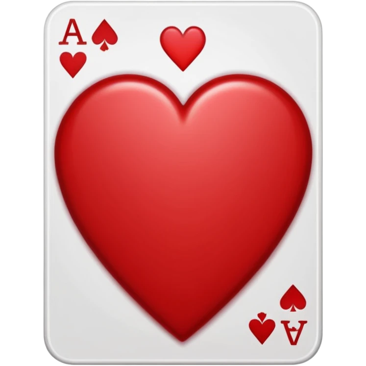 ace of heart card emoji