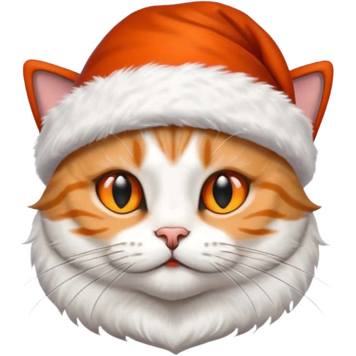 Christmas cat emoji