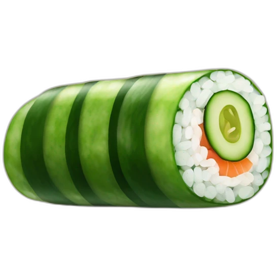Cucumber Maki Sushi emoji