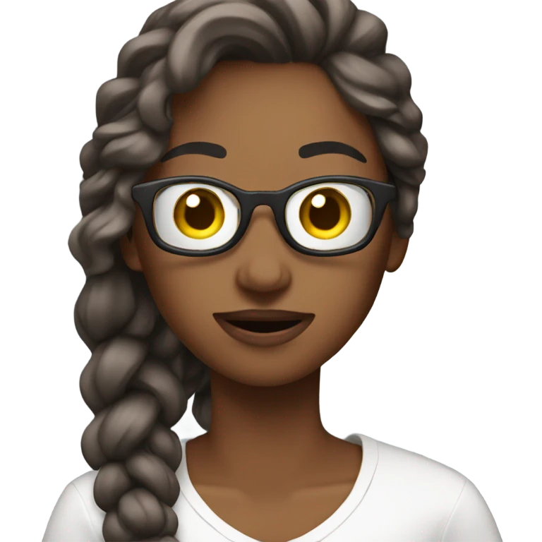 Influencer taking video emoji